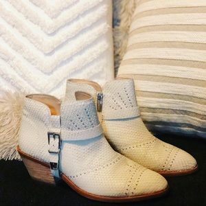 Vince Camuto White Booties